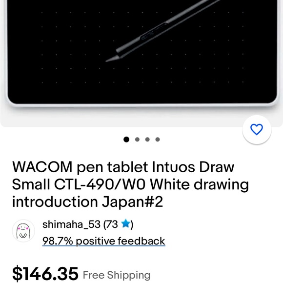 Wacom Intuos White Pen Tablet S - Picture 15 of 15